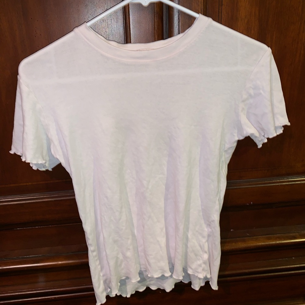 White crop top